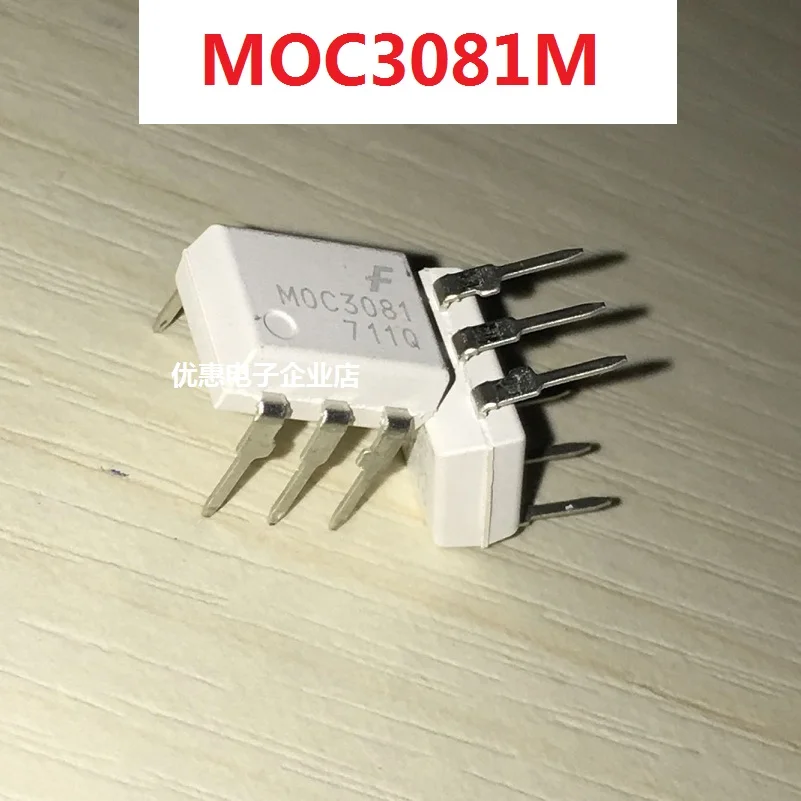 10 шт., новые оригинальные кнопки MOC3081 MOC3081M DIP6