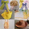 500g Summer Raffia Yarn Crochet Natural Paper Straw Threads Handcrafts For DIY Knitting Hat Handbag Purse Basket Rattan Material ► Photo 3/6