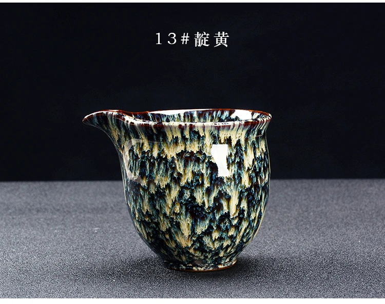 Китайский teaware justice чайное Кольцо большого размера грубая Керамика ручной набор для чая керамика глазурованная кунгфу разделитель Униформа чашка