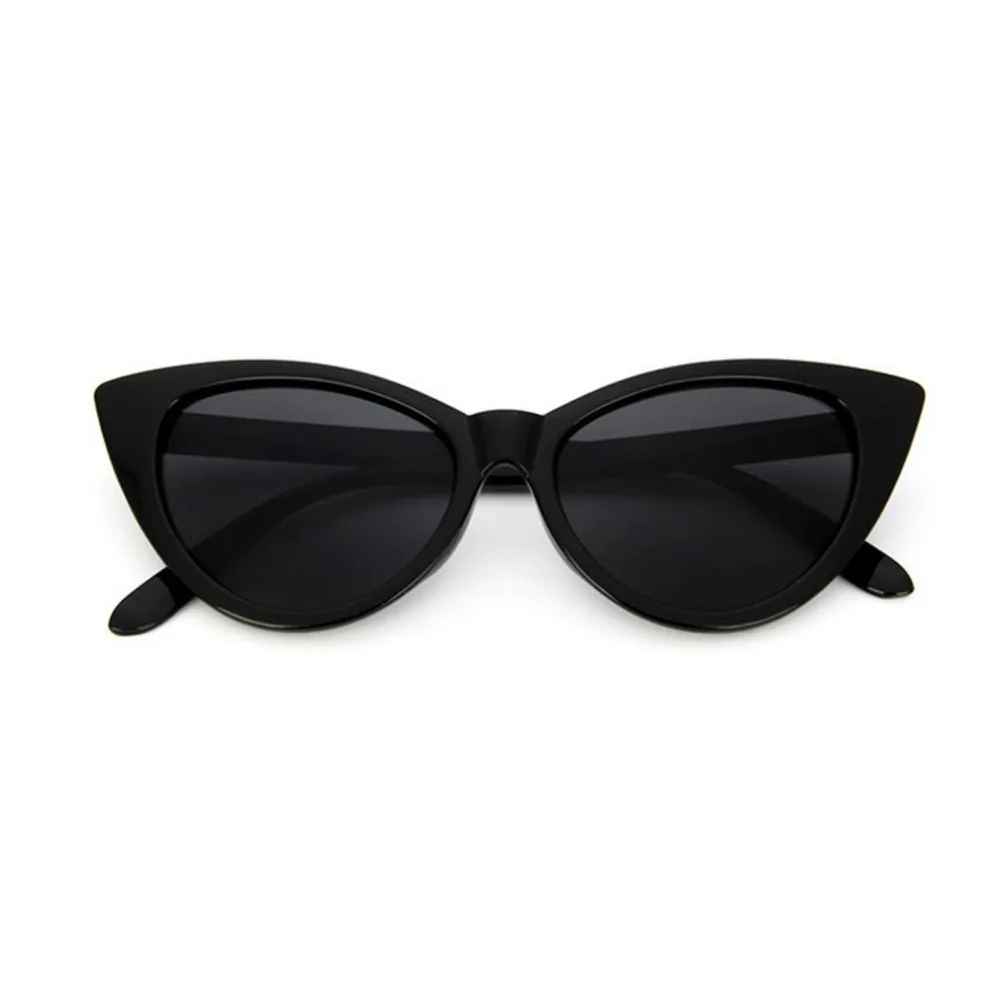 

Fashion Retro Thick Frame Cat Eye Sunglasses Women Ladies Fashion Brand Designer Mirror Lens Cateye Sun Glasses For Female