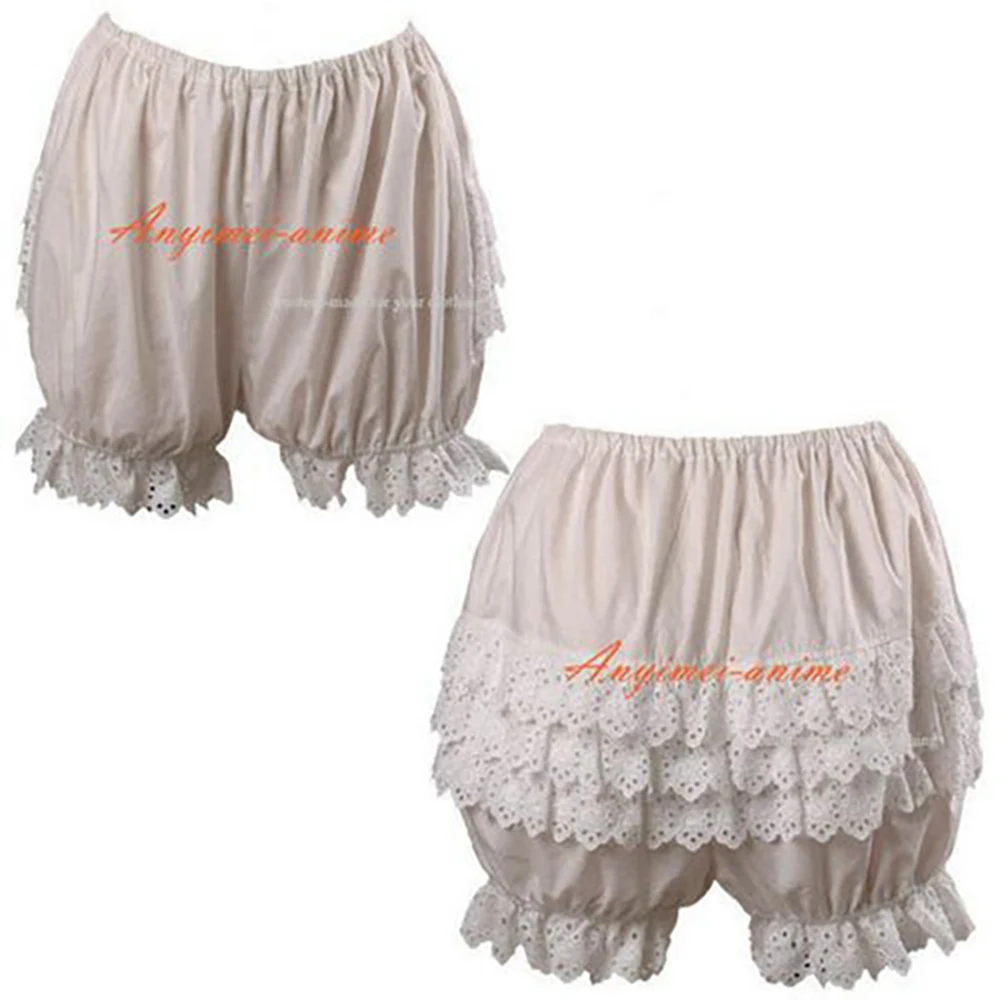fondcosplay adult sexy cross dressing sissy maid short Gothic Lolita Punk Fashion cotton Bloomers panties Tailor-made[CK1048] |