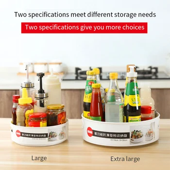 

Rotating cosmetic storage box kitchen storage box fruit tray condiment storage bathroom accessories multifunctional storage box