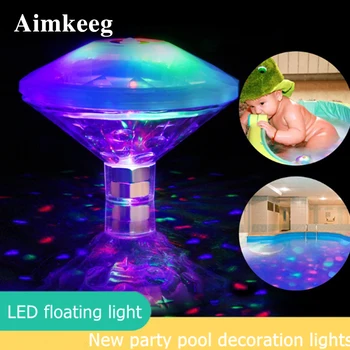 Nieuwe Outdoor Led Onderwater Landschap Light Bad Sfeer Licht Kleurrijke Water Floating Light Party Zwembad Decoratie