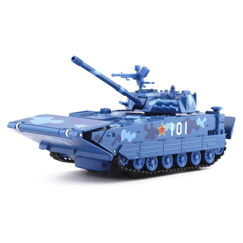 

1:50 Diecast Car Toy Tank Model Simulation Amphibious Tank Car Model Sound Light Car Joint Movement Kids Toys Car Boys Gifts
