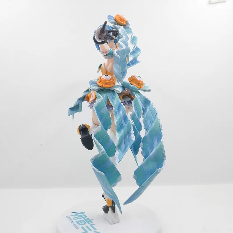 Аниме Peripheral maxmf Hatsune Miku Organge Flower Princess Orange Blossom Garage Kit Модель игрушки