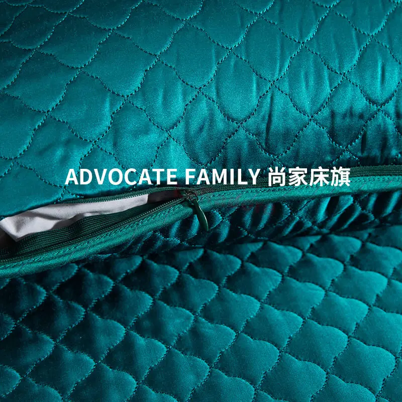 Пользовательские зеленый отель кровать бегуны и шарфы для продажи полиэстер