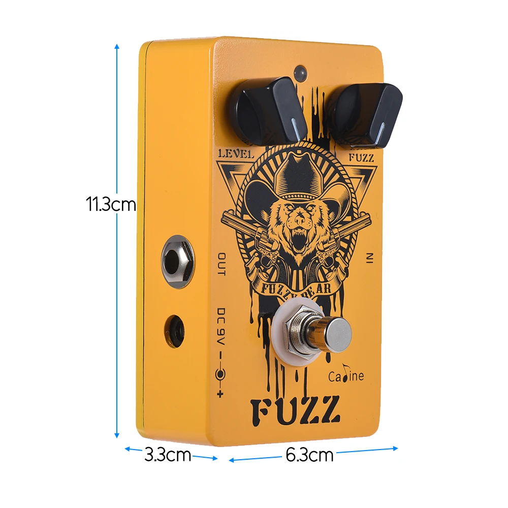 Caline CP-46 Fuzz гитарный эффект педали из алюминиевого сплава с истинным байпасом