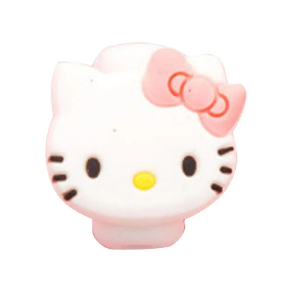 Pink KT cat Прекрасный мультфильм зарядное устройство для сматывания кабеля защитный чехол Saver 8 Pin линия передачи данных протектор наушников шнур защиты рукава провода крышка - Цвет: Pink KT cat
