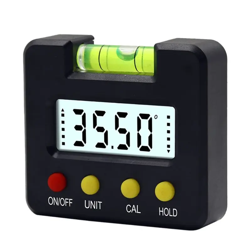 

Mini Electronic Level Gauge Magnetic Horizontal Bubble Angle Meter Digital Display Protractor Inclinometer