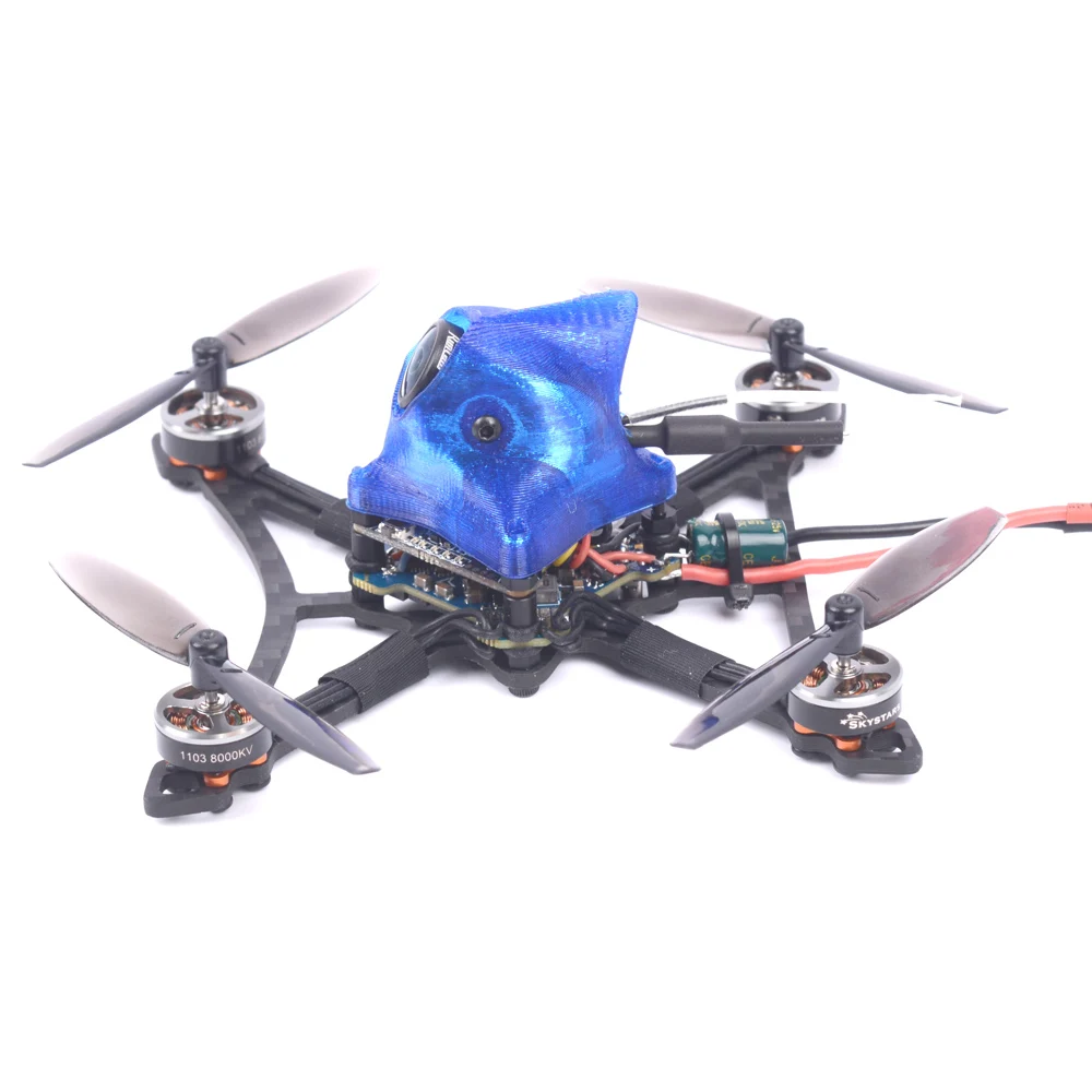 Skystars Piper 105 105 мм F4 OSD 3-4S 2,5 дюймов зубочистка FPV гоночный Квадрокоптер PNP BNF w/Runcam 2 камеры Радиоуправляемый Дрон самолет