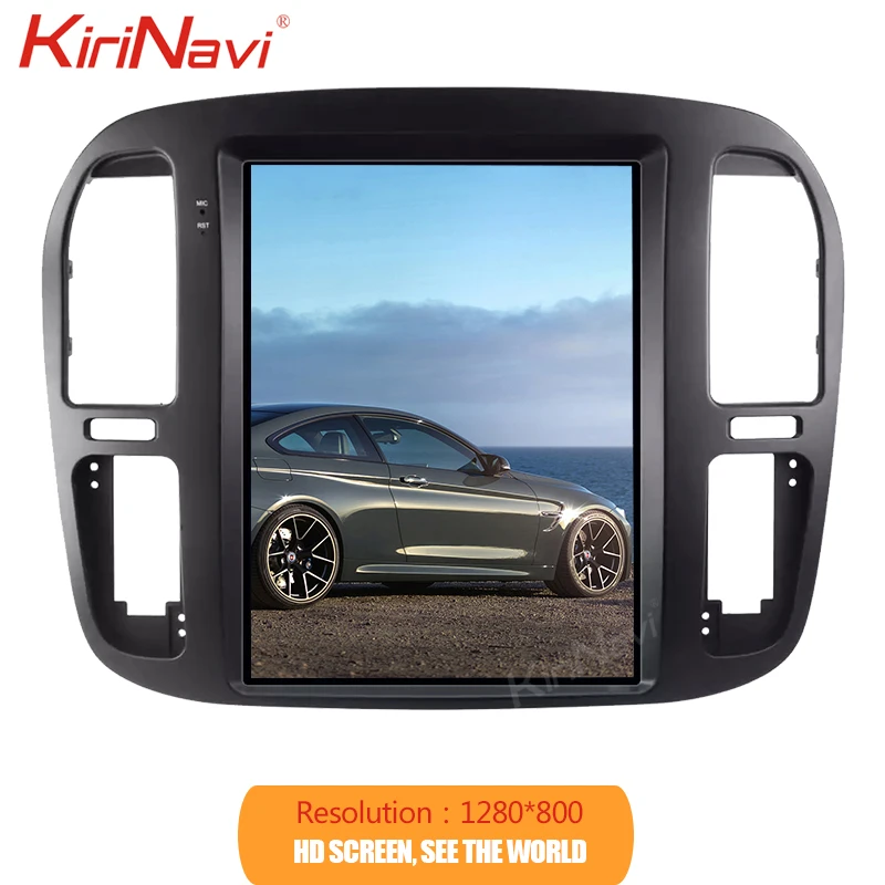 KiriNavi 12," вертикальный экран Tesla стиль автомобиля радио Android 8,1 для TOYOTA LAND CRUISER 100 автомобильный Dvd мультимедийные плееры gps wifi