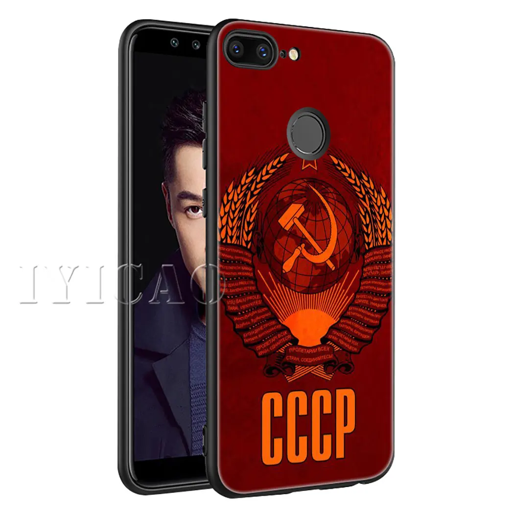 10 IYICAO Россия флаг герб мягкий чехол для телефона Huawei Honor 9X20 Pro 7A 7C 7X8 9 10 Lite 8X 8C Note 10 View 20 чехол - Цвет: 10
