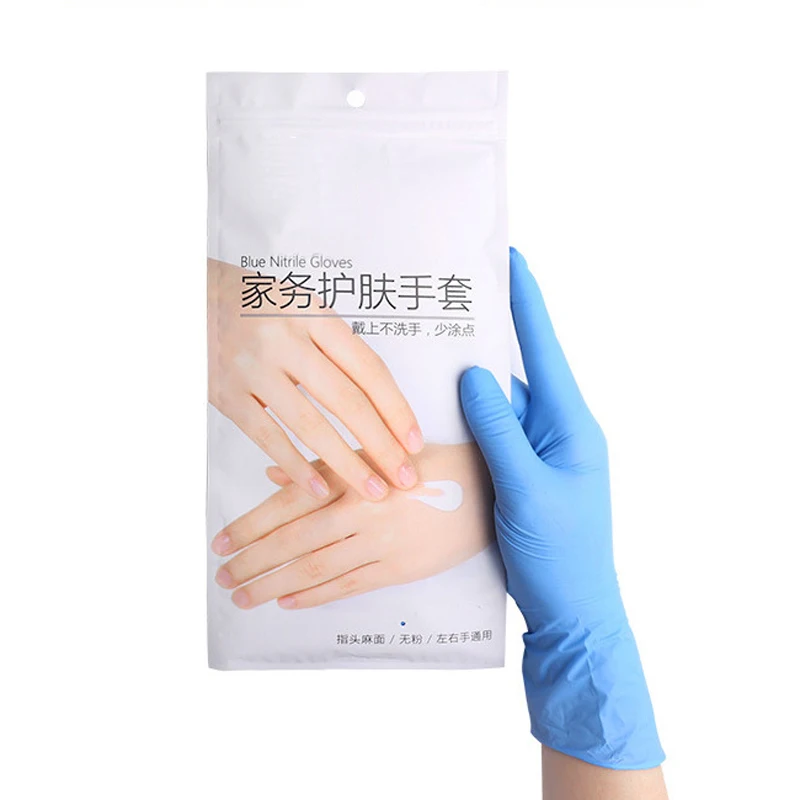 10pcs Multipurpose Nitrile Rubber Disposable Gloves S/M Sizes Household Cleaning Hand Skin Protection Supplies | Дом и сад