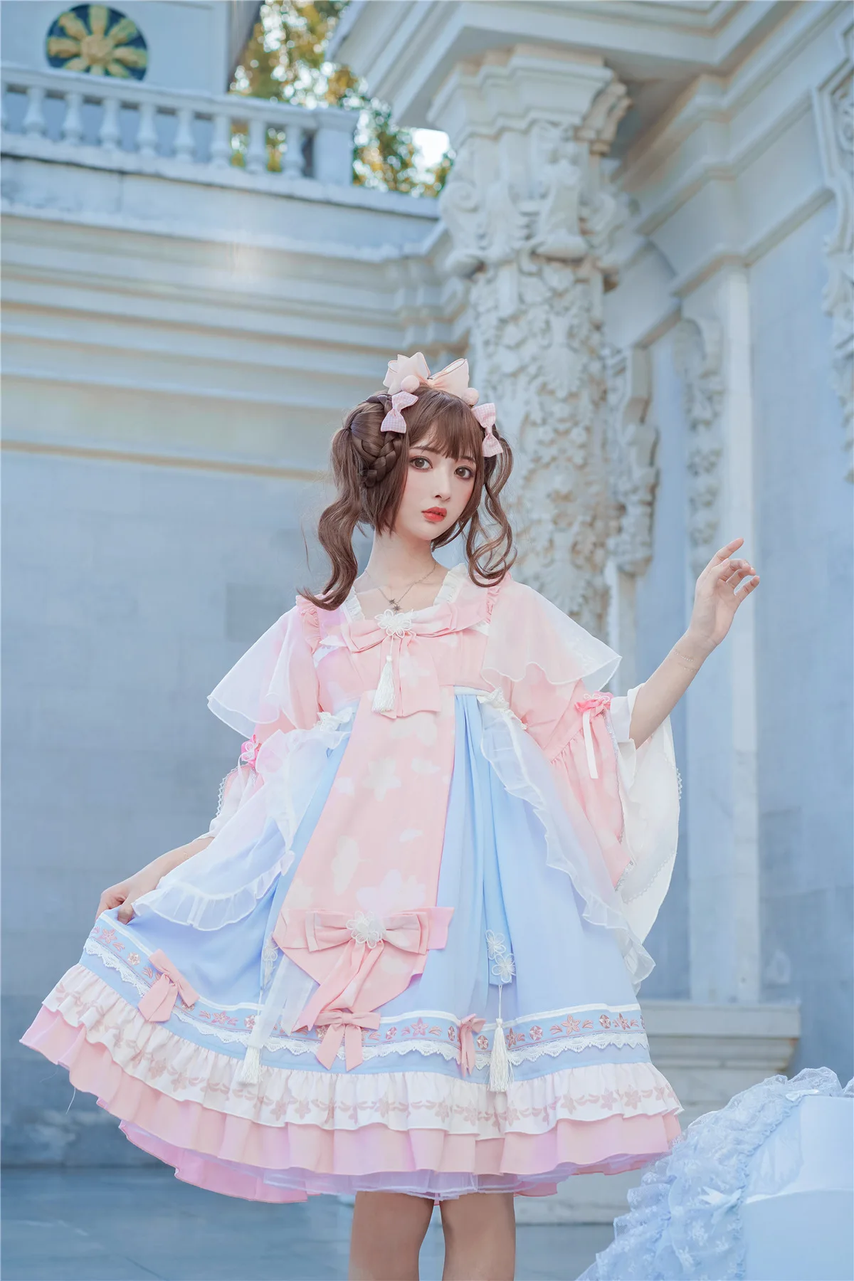sweet lolita dress vintage lace 