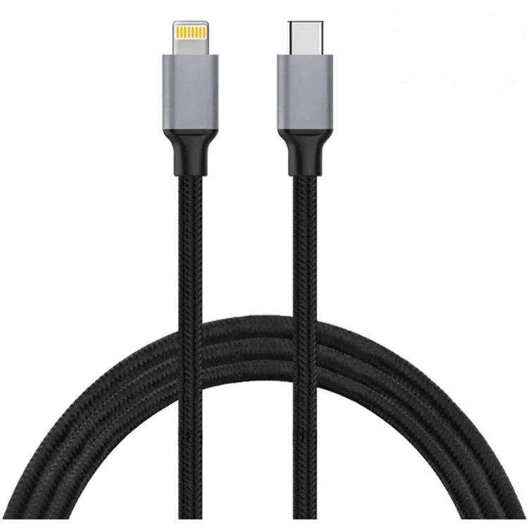 Usb-кабель для передачи данных type-C Lightning для быстрой зарядки iPhone 5S 6 7 8 Plus X XS MAX Moible
