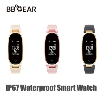 

IP67 Waterproof Smart Watch S3 Smart Wristbands Heart Rate Monitor Color Screen Bracelet for iOS Android for Men Women Clearance