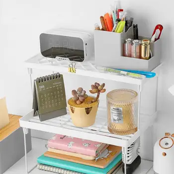 

White Kitchen Drain Storage Rack Bathroom Square Folding Rack Can Be Superimposed Storage Rack Sink Shelf Soap Sponge Drain Rack