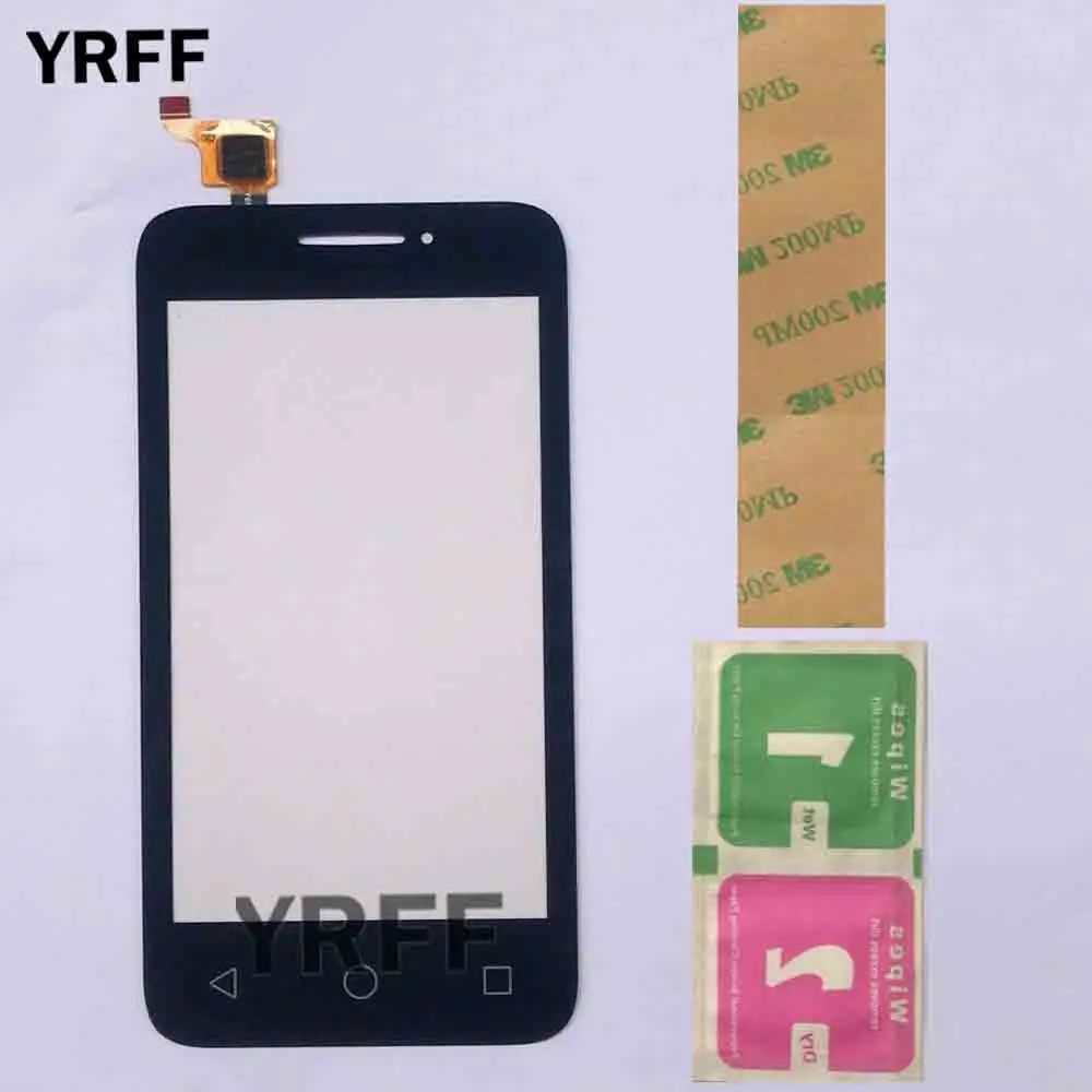 " сенсорный экран дигитайзер для Alcatel One touch Pixi 3 4013D 4013 OT4013 сенсорный экран сенсор переднее внешнее стекло объектив панель салфетки
