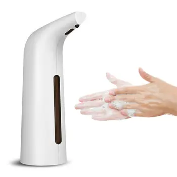 

400ML Touchless Soap Dispenser Automatic Induction Liquid Foam Washer Bathroom /BY