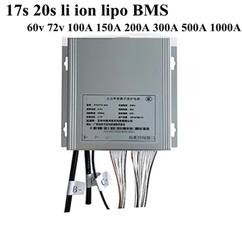 

17S 20S 1000A 500A 300A 200A 150A 100A BMS 17S 60V 20S 72V Li Ion Lipo Lithium Battery BMS for 72V Vehicle Start with Balance