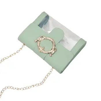 

PinShang Women Mini Transparent Single Shoulder Chain Strap Satchel