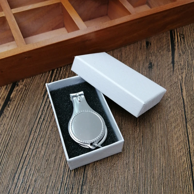 White Gift box pack 50 шт Персонализированные Крещение/Первое причастие юбилей многофункциональный штопор/брелок/кусачки для ногтей - Цвет: White Gift box pack