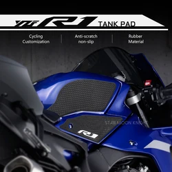 Motorcycle Side Fuel Tank Pad For Yamaha YZF R1 R1M YZFR1 YZF-R1 2020 - 2021 Tank Pads Protector Stickers Knee Grip Traction Pad