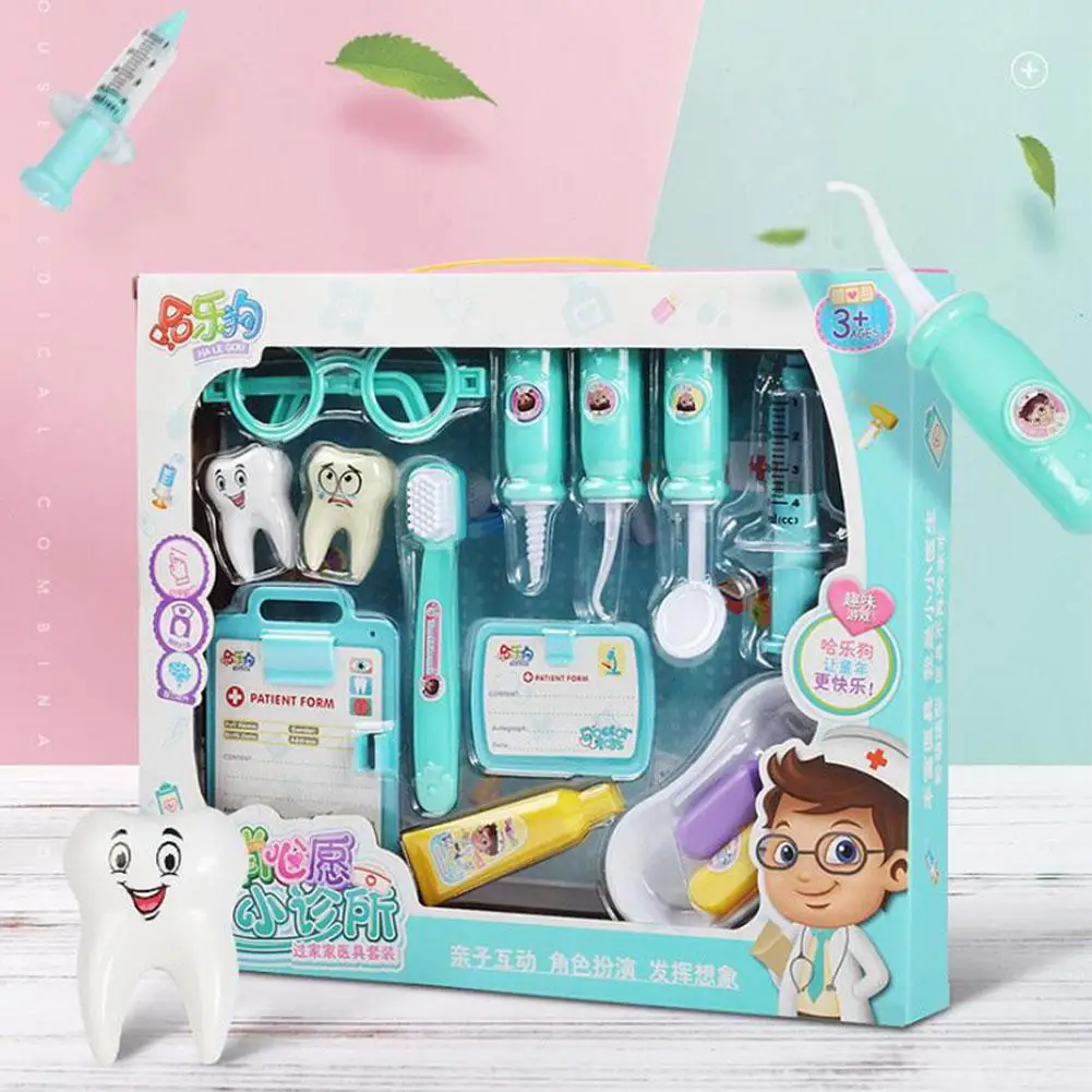 Игровой домик, игрушки, пазлы, моделирование, доктор, игрушки для детей, оральный медицинский инструмент для инъекций