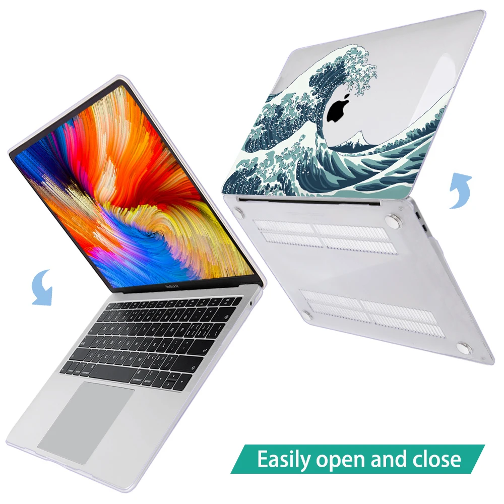 Redlai шаблон пластиковый жесткий корпус чехол для MacBook Pro 16 дюймов A2141 с сенсорной панелью Pro 13 Air 11 13 дюймов