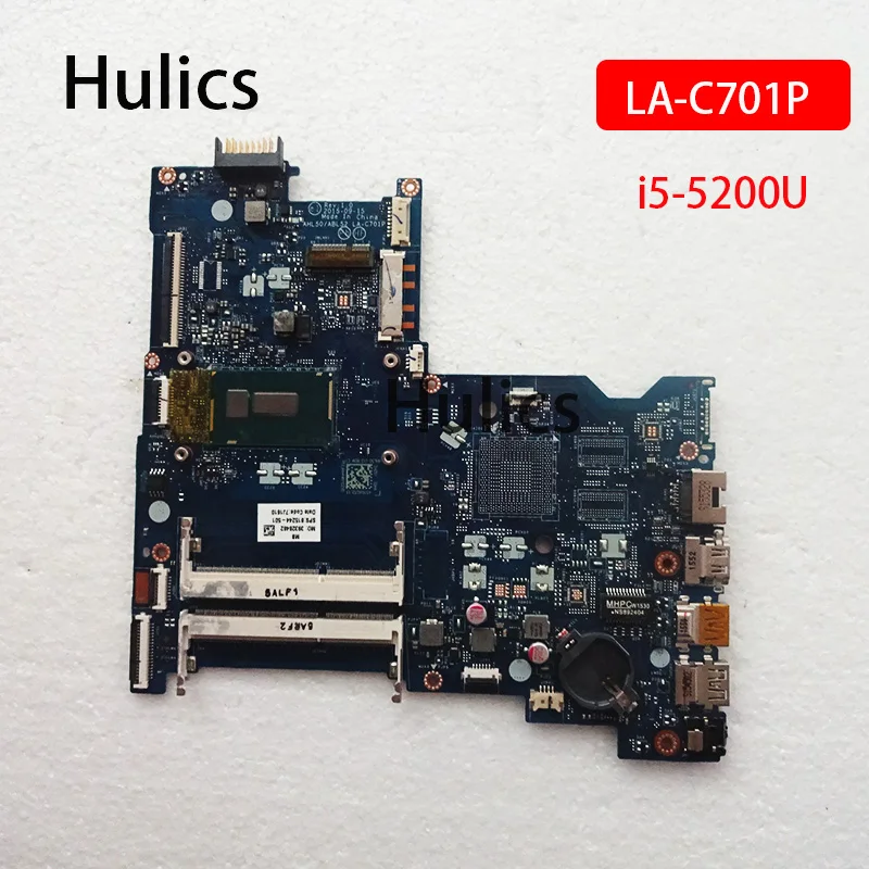 Hulics оригинальный AHL50 ABL52 LA-C701P 815244-501 815244-001 для ноутбука HP Pavilion 15-A 440 G3 Материнская