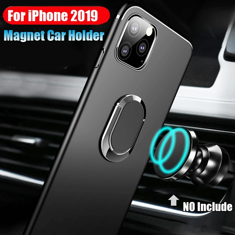 OPQ-роскошное кольцо на палец чехол для IPhone 11 Pro Max Coque чехол автомобильный Магнитный Кронштейн Крышка-6,5 Дюймов