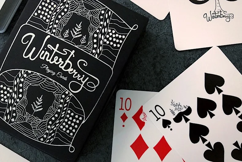 Winterberry игральные карты для покера Размер колода USPCC Custom limited edition новые Запечатанные волшебные карты магические фокусы реквизит для мага