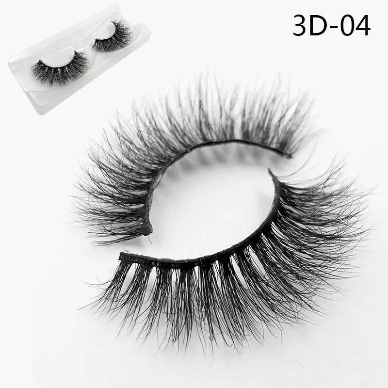 3D-04 Iflovedekd частная этикетка 3D накладные ресницы натуральный мех норки наращивание ресниц поставки - Цвет: 3D-04