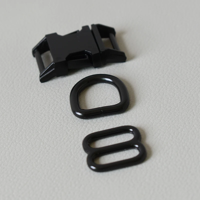 100 компл. Металлическая пряжка с регулируемой пряжкой (металлическая + 8 пряжек