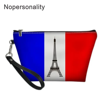 

Nopersonality Paris Tower Print Make up Bag Women PU Leather Travel Cosmetic Case Washing Toiletry Bags Organizer Pouch