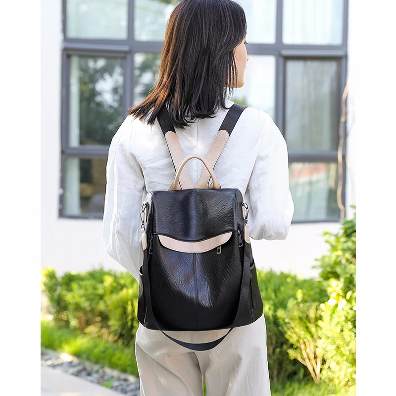 Женские кожаные рюкзаки высокого качества Sac Dos рюкзак для девочек Mochila Feminina большой емкости школьные рюкзаки для женщин