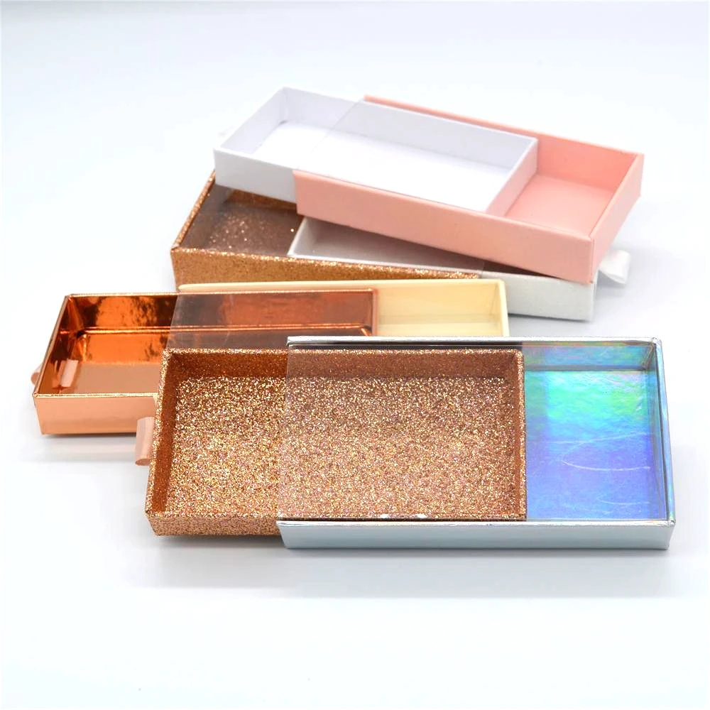 

NEW 10/pack wholesale eyelash packaging box lash boxes packaging faux mink lash rectangle empty case bulk makeup tool Maquiagem