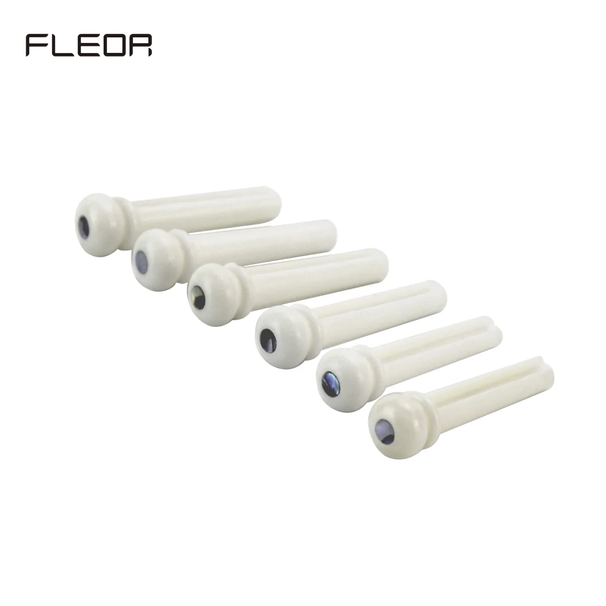FLEOR 6 шт Акустическая гитара костный мост булавки для акустических гитар, аксессуары