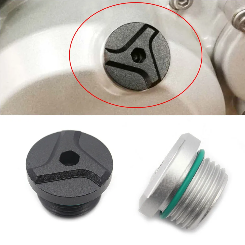 

Parts Engine Oil Filler Cap Plug For BMW G310 G310GS 2018 Motorcycle Aluminum Black Silver