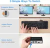 4K HDMI USB KVM Switch 2 Port HDMI KVM Selector for 2 Computer Sharing 1 HD Monitor and 4 USB Devices, Support wireless keyboard ► Photo 3/6