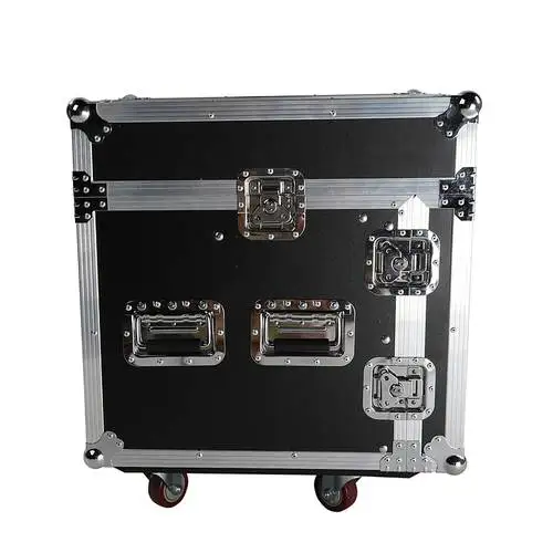 

4U 8U 12 Space Rack Case with Slant Mixer Top DJ Mixer Cabinet with 4 casters audio DJ consoles Musical instrument accessories
