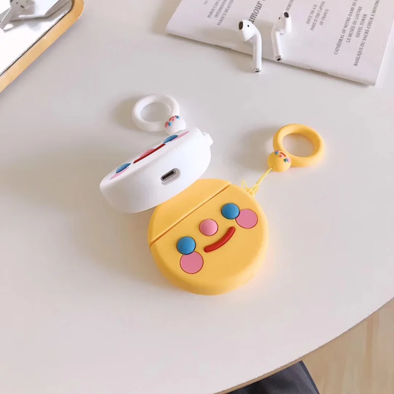 Мягкий силиконовый чехол для Apple AirPods, милый мультяшный щенок, чехол для наушников, защитный чехол для AirPod, чехол для Air pods, зарядная коробка