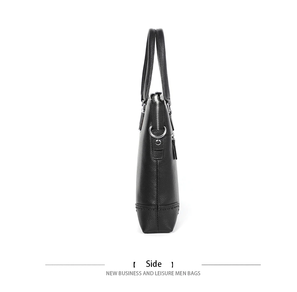 New Genuine Leather Briefcase for Men Travel Bags Causual Crossbody Bag Men Bag Laptop Briefcase Bag Male Handbag Fashion
