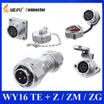 

Original Weipu Connector WY16 TE + Z ZM ZG 2 3 4 5 7 9 10 Pin Male Clamping Cable Plug Female Round Flange Rear Panel Socket