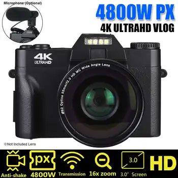 

4K 30MP Digital Camera Video Vlog Camcorder WIFI Night vision 3.0 Inch HD Touch Screen 16X Digital Zoom Selfie Camera With Mic