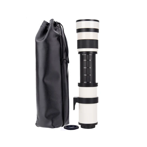 JINTU 니콘 카메라용 수동 망원 줌 렌즈, F/8.3, D7500, D7200, D7100, D750, D5600, D5500, D5300, D5200, D3100, D3200 용, 420-800mm 2