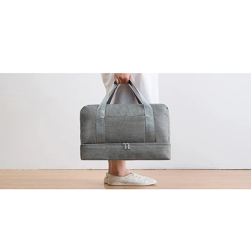 

Customizable Waterproof Wet And Dry Separation Bag Multi-functional Swimming Separation Bag Polyester Handbag