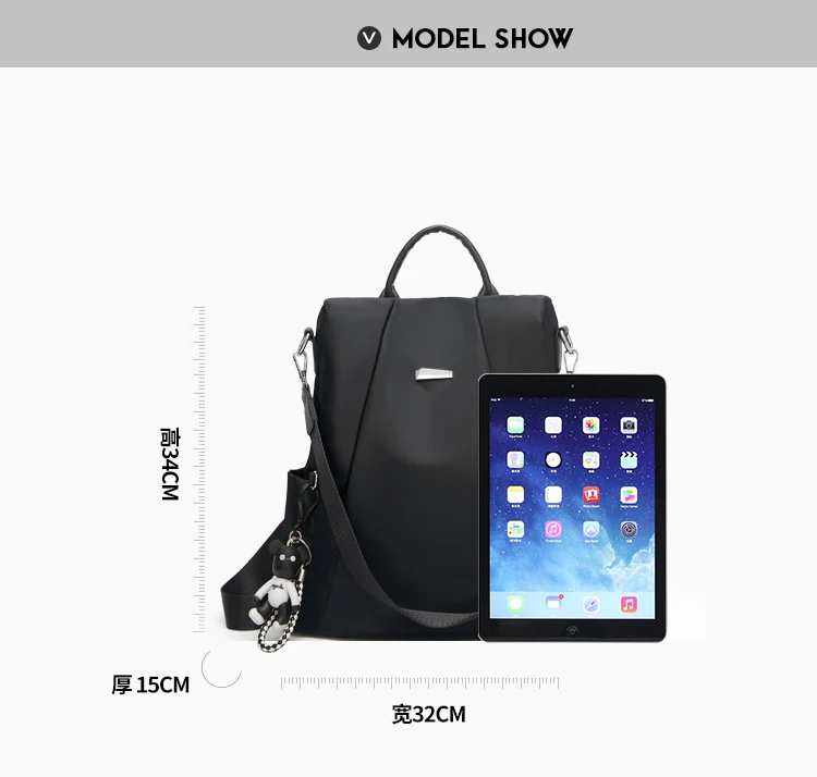 Elegante mochila de viaje para mujer moda PU cuero cremallera mochila De mujer antirrobo Повседневная мягкая сумка
