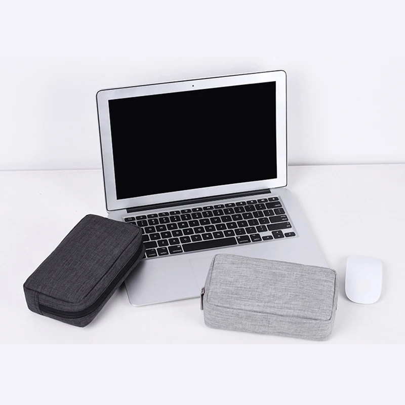 Travel Solid Make Up Bags Carrying Wash Cosmetic Tote Makeup Beauty Cable Organizer Toiletry Kit Pouch Storage Cosmetic Case Bag 5