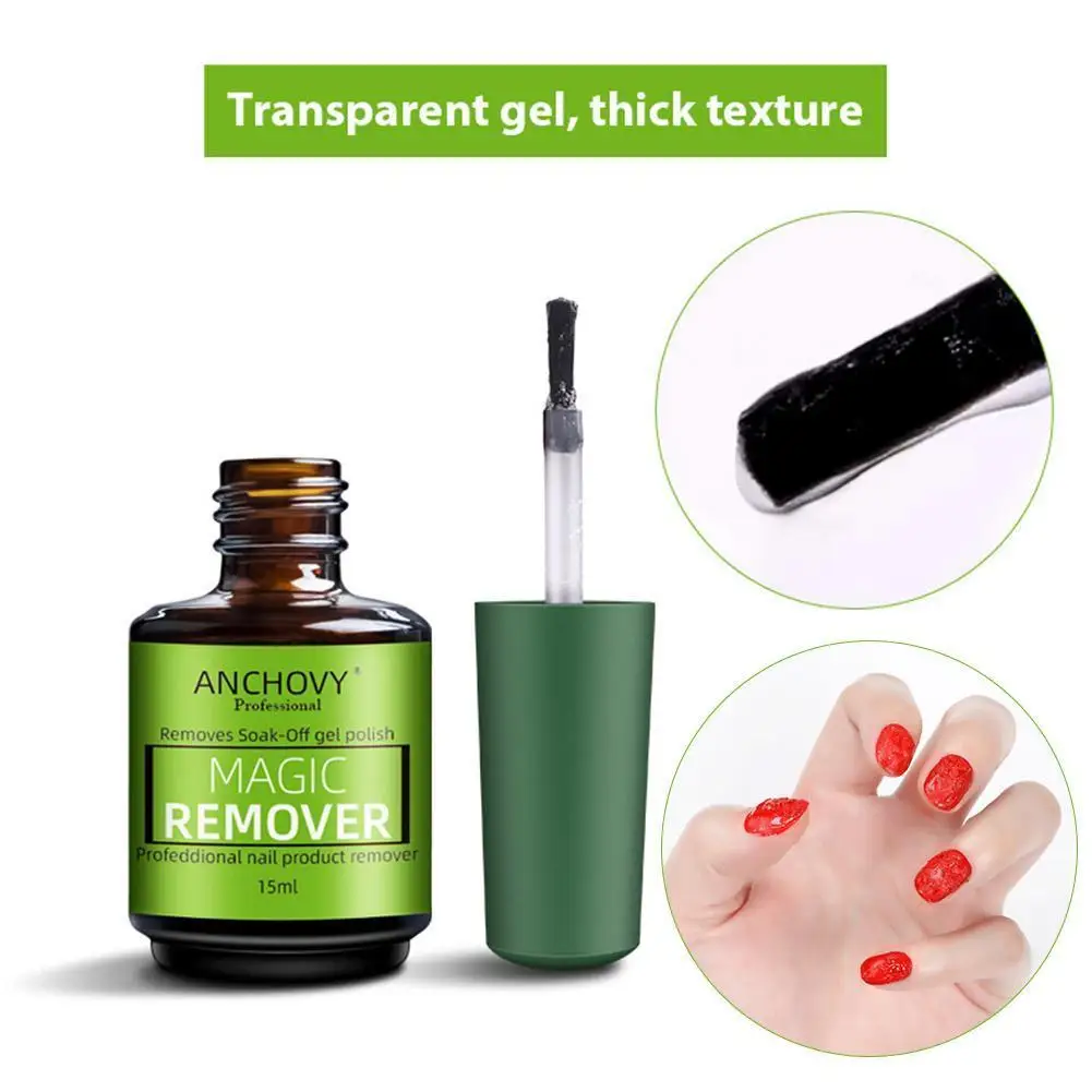 

15ml Unloading Nail Glue Top Coat Gel New Net Red Nail Nail Unloading Magic Cracking Polish Armor Glue Nail Cream Bursting O0F8